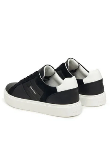 Sportcipők Calvin Klein Classic Cupsole Laceup Tape Lth fekete