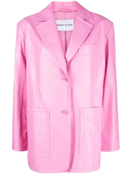 Marynarka Stand Studio dwurzędowa różowa