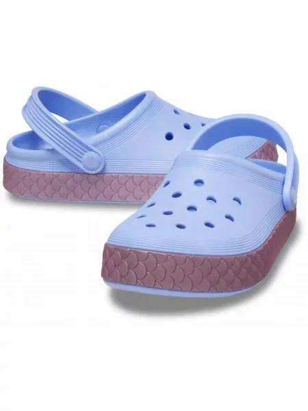 Chodaki Dla Dzieci Crocs Crocband Clean Reflect Mermaid Clog fioletowe