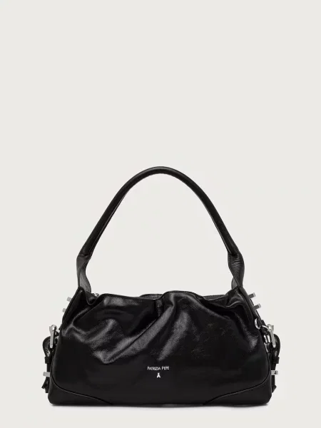 Geanta crossbody Patrizia Pepe din piele negru