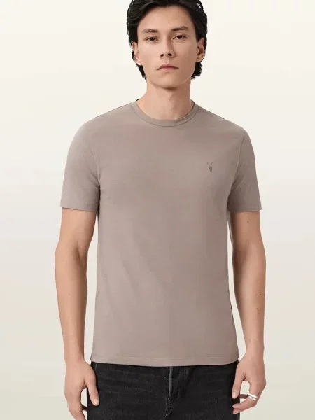 AllSaints tričko BRACE béžová
