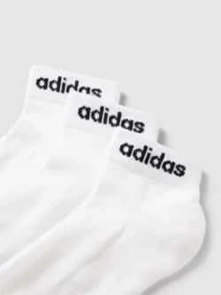 Skarpety Adidas Originals z nadrukiem białe