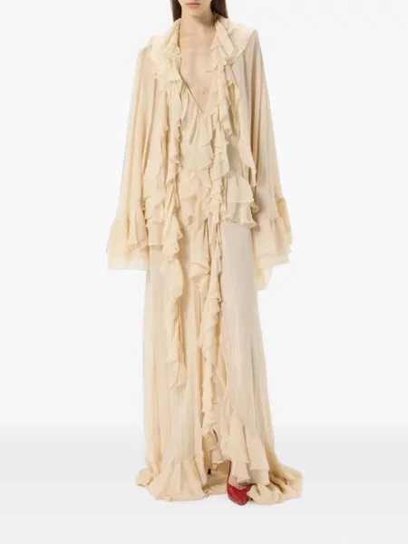 Fodros maxi ruha Blumarine