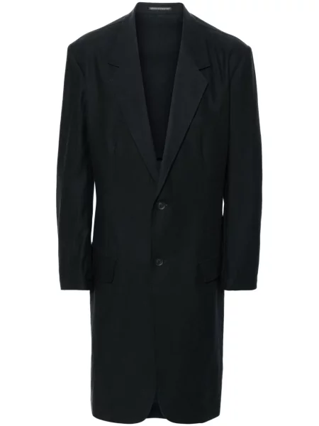 Palton Yohji Yamamoto cu imagine negru