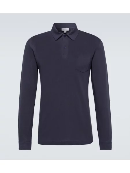 Polo Sunspel albastru