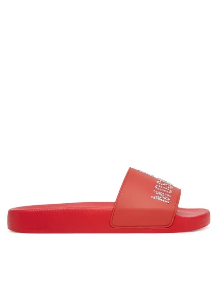 Natikači LOVE MOSCHINO rdeča