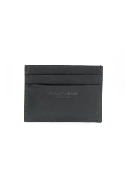 Portfel Dsquared2 skórzany czarny