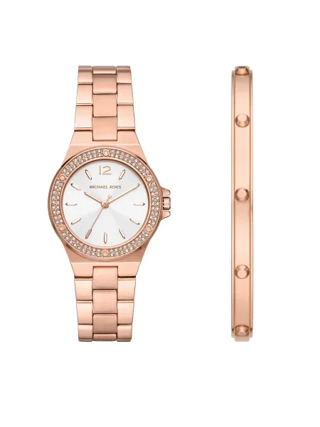 Michael Kors karóra és karkötő sárga rózsaszín