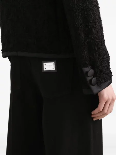 Blugi drepți Dolce & Gabbana negru
