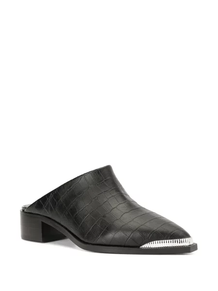 Papuci tip mules Senso negru