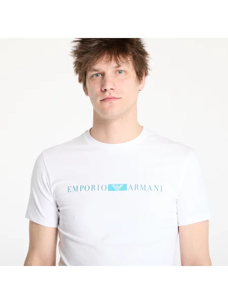 Μπλουζάκι Emporio Armani S/Sleeve Crew Neck T-Shirt White M λευκό