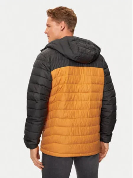 COLUMBIA Outdoorová bunda Powder Lite II oranžová / čierna žltá