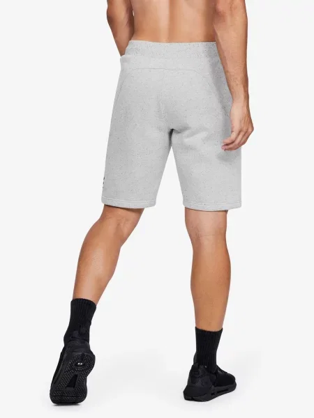 Fleecové šortky Under Armour sivá