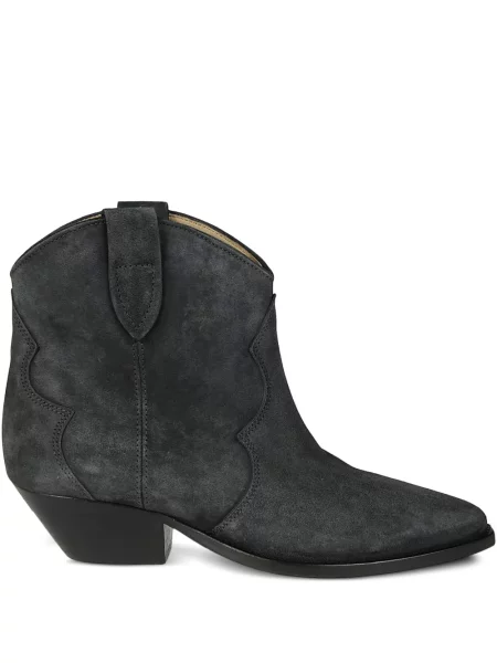 Botine Marant Etoile din piele de căprioară negru