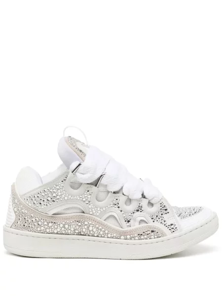 Vještački dijamant tenisice Lanvin bijela