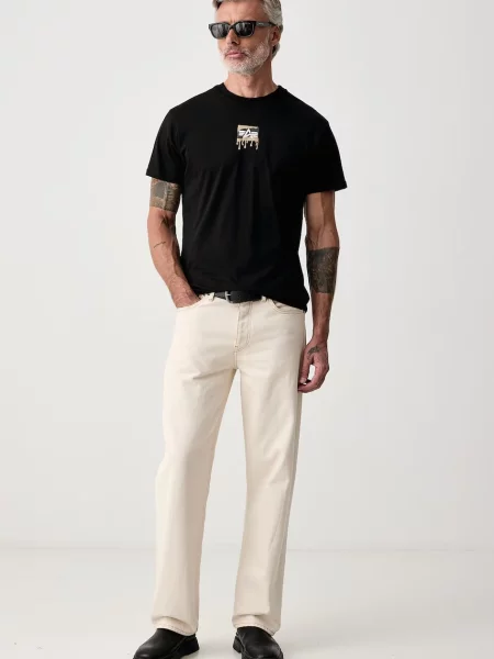 Alpha Industries T-shirt Dripping Camo Backprint czarna