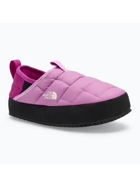 Детски пантофи The North Face Youth Thermoball Traction Mule II dragonfruit / deep mulber розово