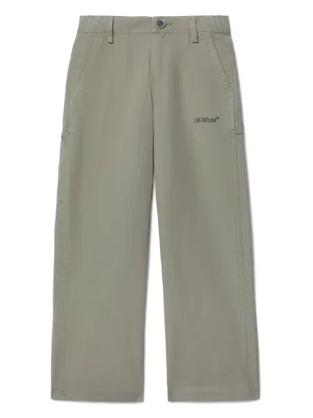 Spodnie dziecięce Off-white białe