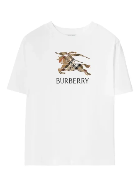Tricou copii Burberry alb