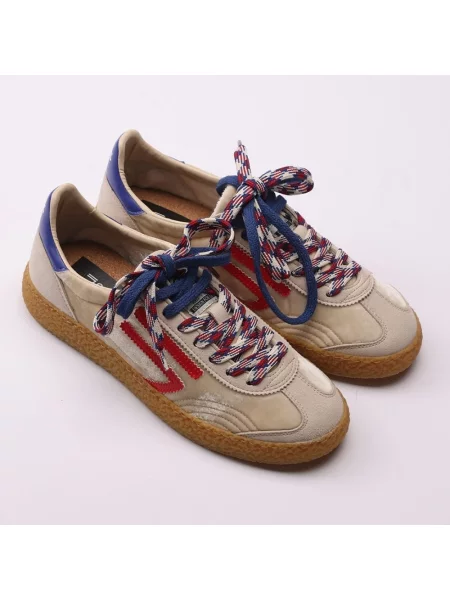 Sneakersy Puraai skórzane beżowe