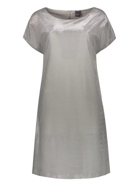 Rochie mini Lorena Antoniazzi plasă de costum argintiu