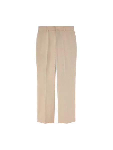 Spodnie Palm Angels retro dzwony beżowe
