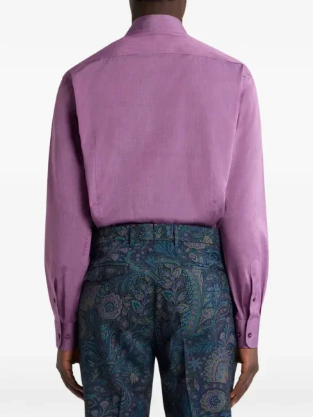 Cămașă Etro cu broderie violet
