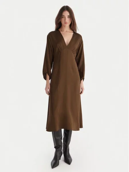 ViCOLO Cocktail obleka rjava