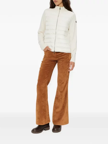 Matlasat cardigan Moncler alb