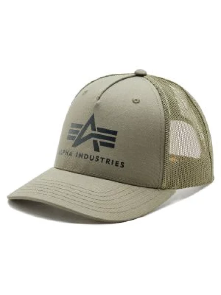 Καπέλο Alpha Industries πράσινο μαύρο