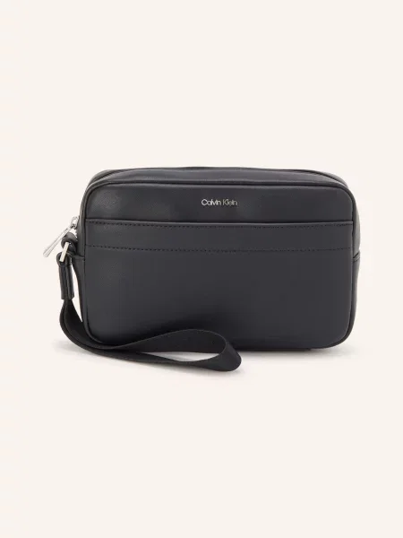 Calvin Klein Toaletní taška RAISED' černá
