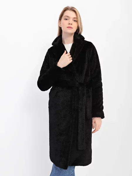 Шуба Danna штучне хутро чорний