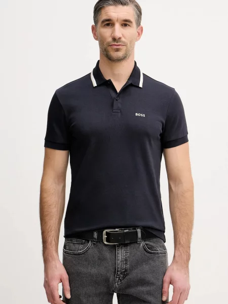 Polo majica Boss Green modra