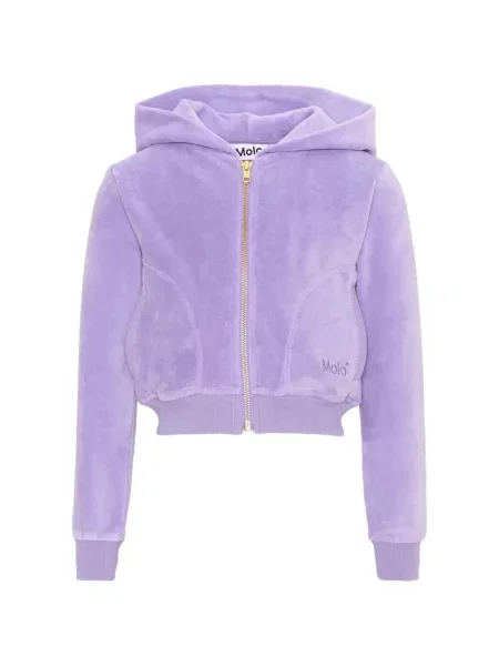 Bluza z kapturem dziecięca Molo fioletowa