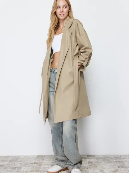 Trenčkot Trendyol bež