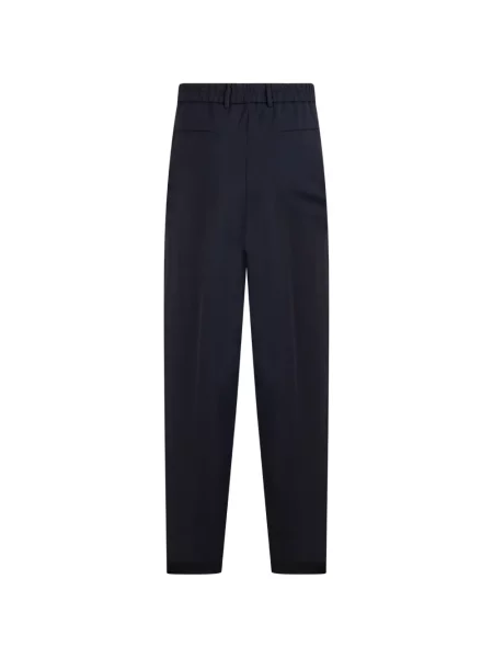 Pantaloni Boss de lână albastru