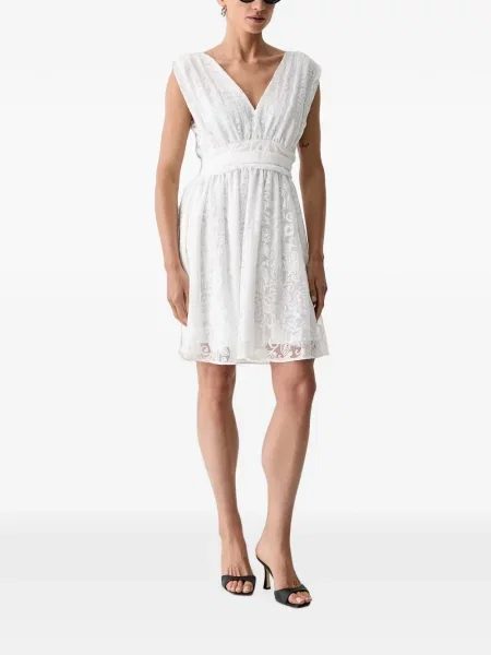 Rochie mini Morgan din dantelă alb