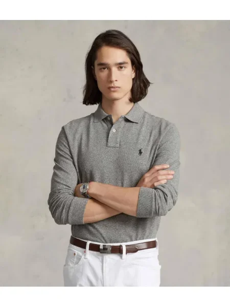 POLO RALPH LAUREN polo Basic Mesh gri