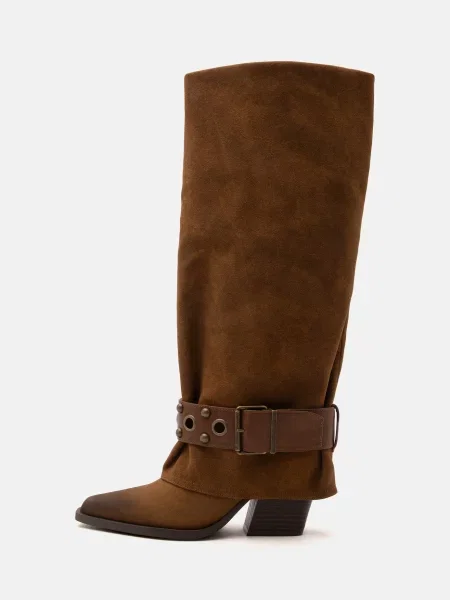 Madden Girl Cizme de cowboy maro
