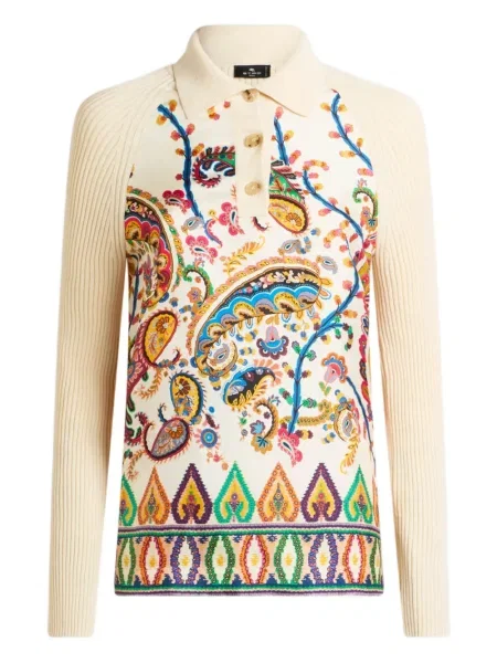 Polo Etro cu model paisley