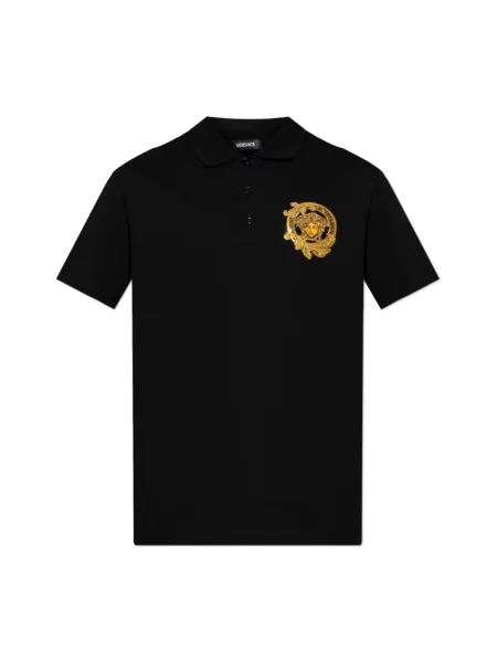 Koszulka polo Versace czarna