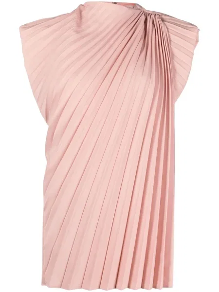 Top Colville plisat roz