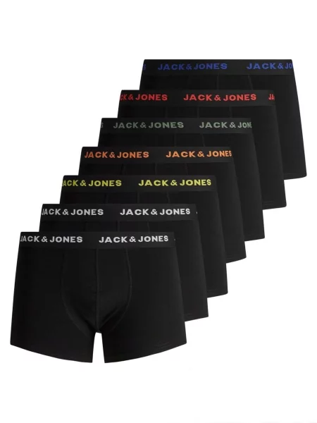 JACK & JONES Boxerky čierna
