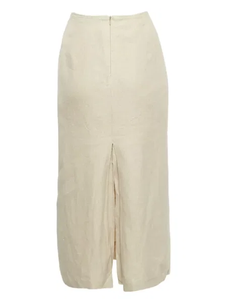 Fustă midi Max Mara de in