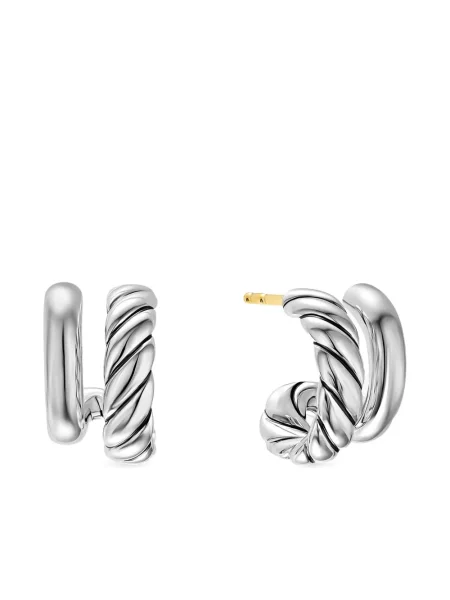 Cercei David Yurman argintiu