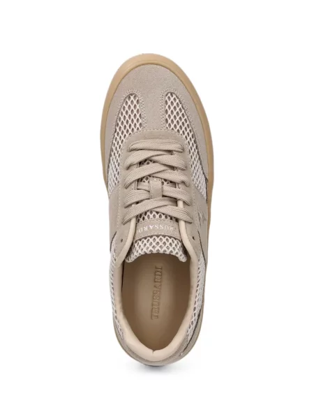 Sneakerși Trussardi din piele de căprioară