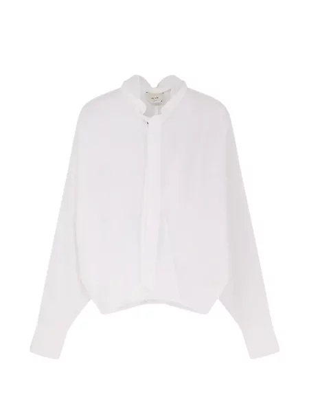 Bluzka Alysi z kokardką biała