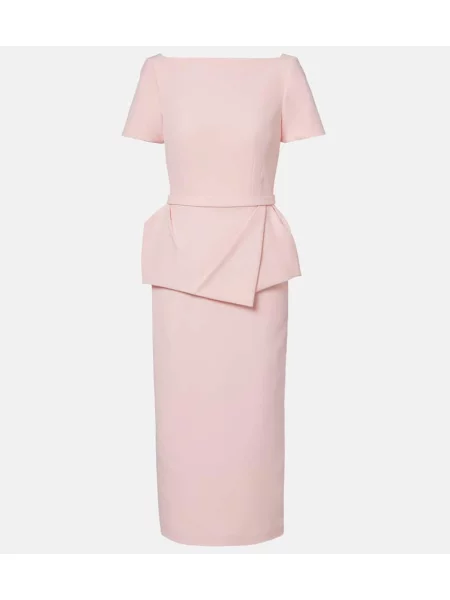 Rochie midi Safiyaa până la genunchi de costum roz