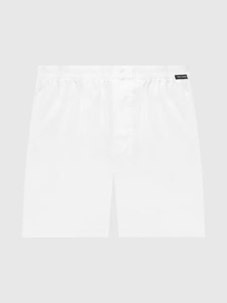 Труси-боксери вільного крою Dolce&gabbana білі