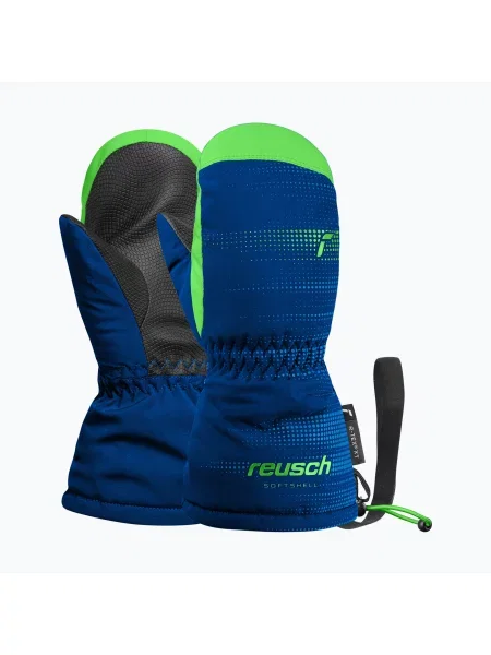 Mănuși de schi pentru copii Reusch Maxi R-Tex XT Mitten surf the web/green gecko verde